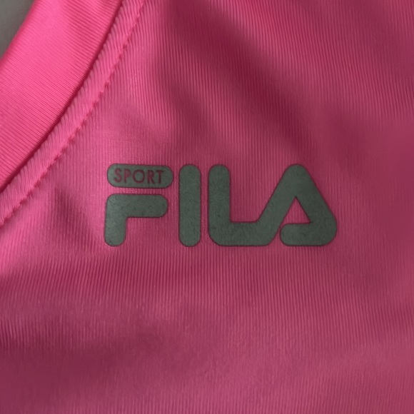 FILA pink to purple T shirt XS - Picture 3 of 4